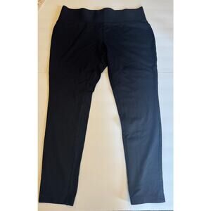 Tahari Womens Large Black Pull On Stretch Pants Career Work